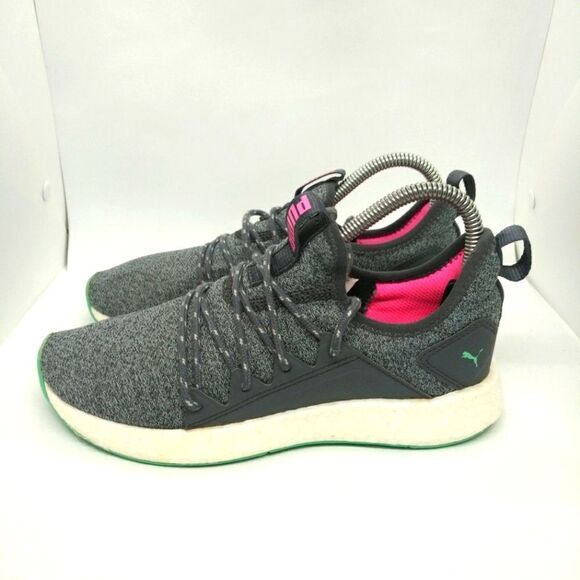 Puma‎ Nrgy Neko Knit Running Shoes Sneakers Women's Size 7 Grey - Picture 1 of 8
